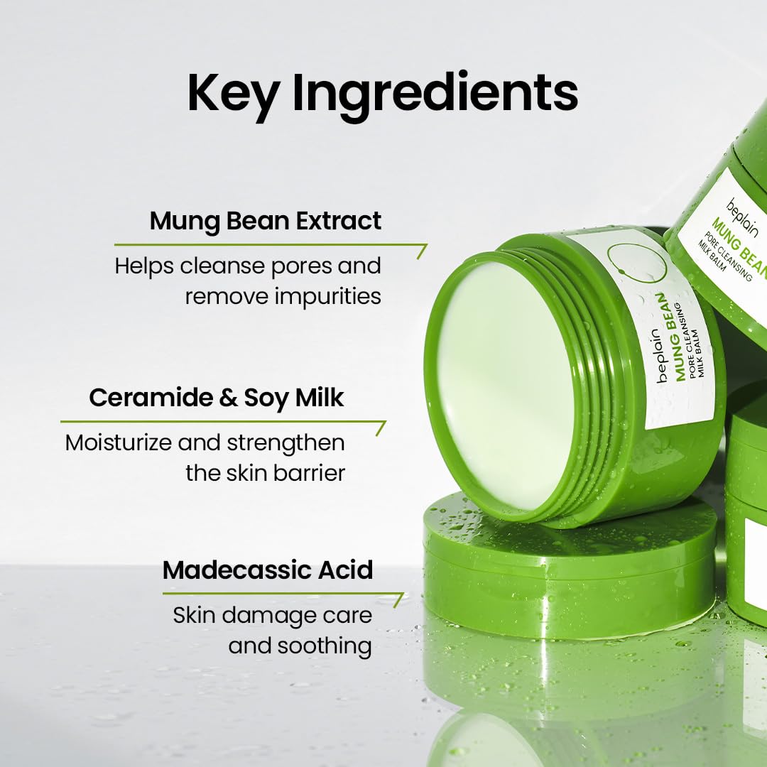 Beplain Mung Bean Cleansing Milk Balm ingredients list