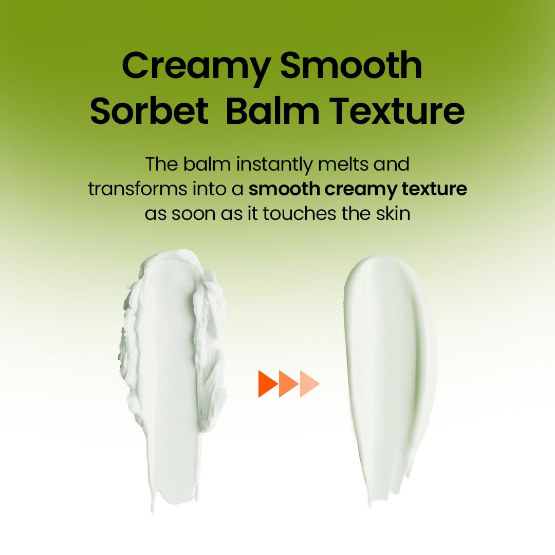 Applying Beplain Mung Bean balm on face