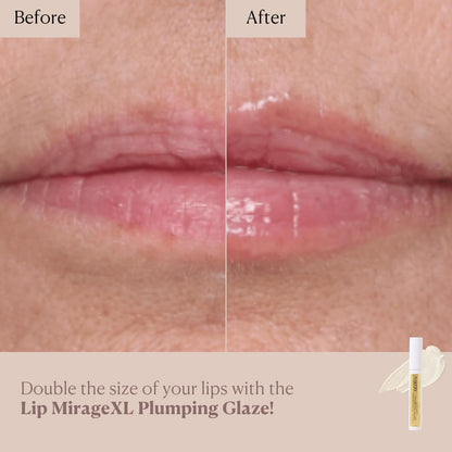 Nakery Lip MirageXL peptide lip treatment packaging made in USA