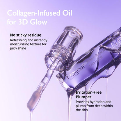 Fraijour 3D Core Lip Oil applicator wand and texture