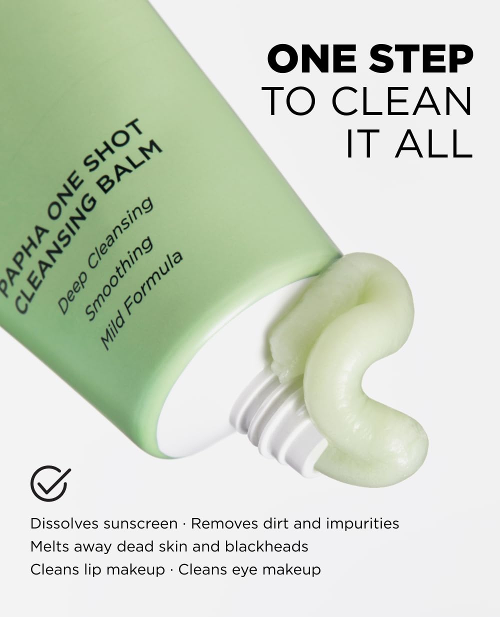 Either& Papha One Shot Cleansing Balm sorbet texture