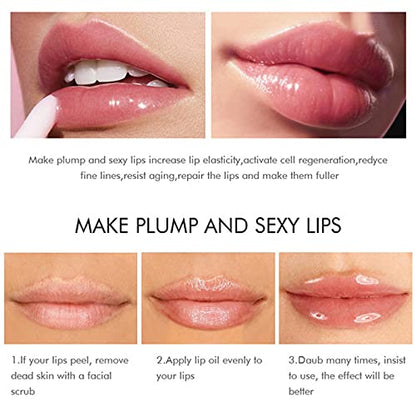 Authentic USA imported Derol lip plumper serum set