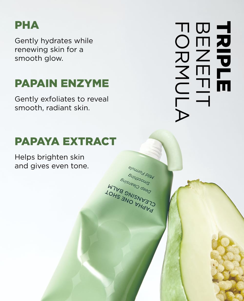 Either& Papha One Shot Cleansing Balm ingredient highlights and key benefits