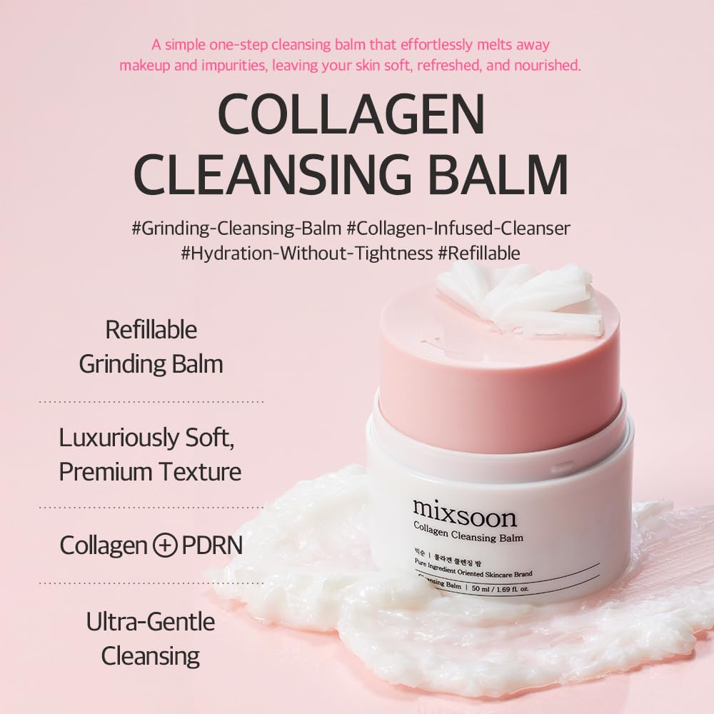 Mixsoon Collagen Cleansing Balm twist-and-grind dispenser mechanism