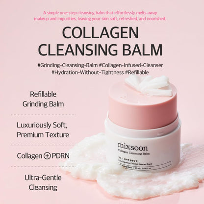 Mixsoon Collagen Cleansing Balm twist-and-grind dispenser mechanism