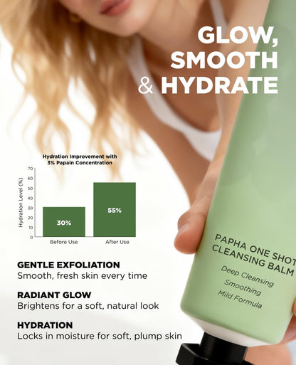 Either& Papha One Shot Cleansing Balm ingredient highlights