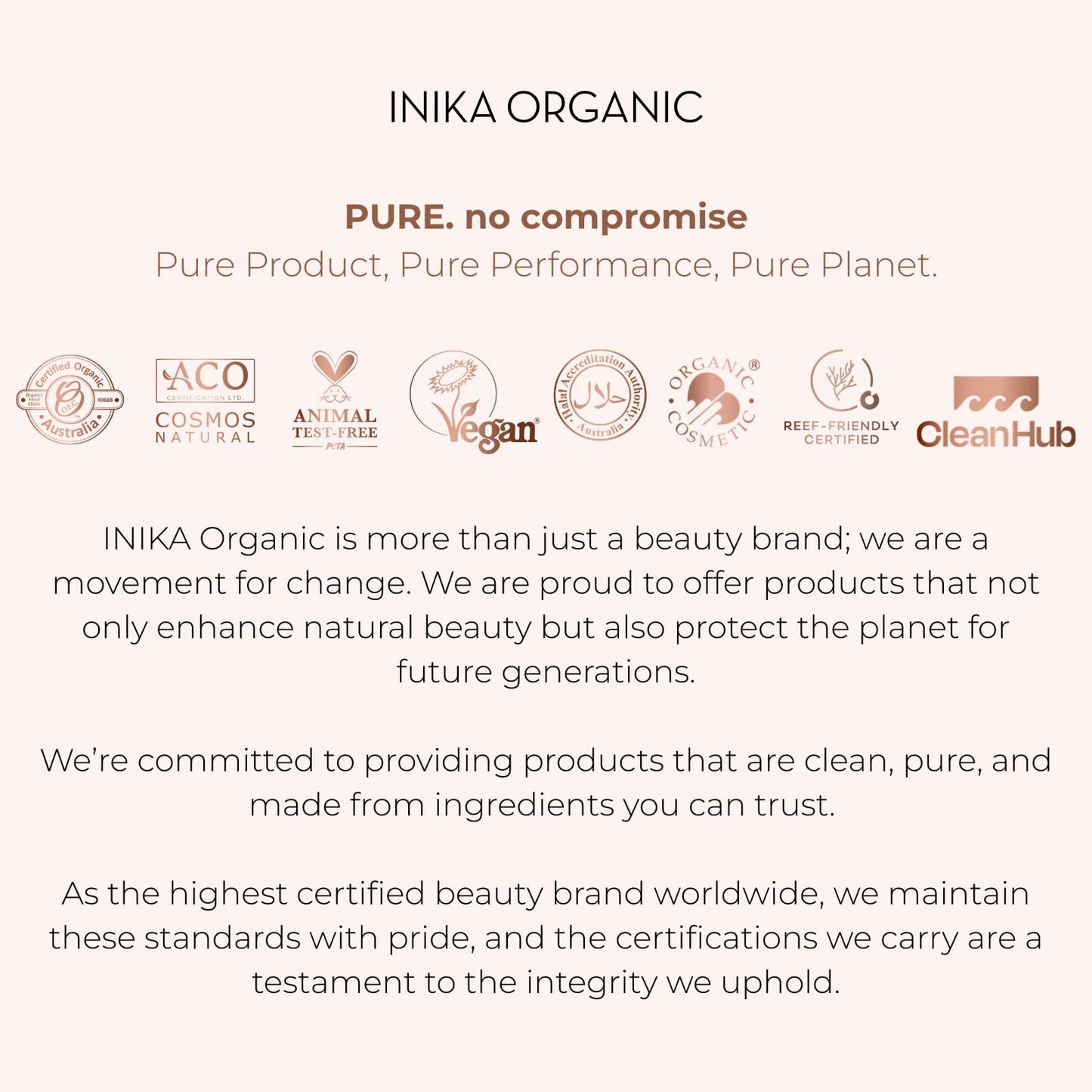 Inika Organic Tinted Lip Serum ingredients and product texture