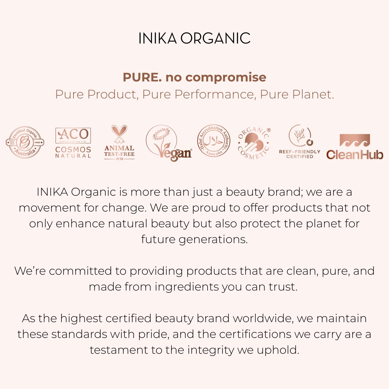 Inika Organic Tinted Lip Serum ingredients and product texture