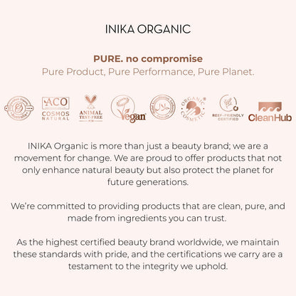 Inika Organic Tinted Lip Serum ingredients and product texture