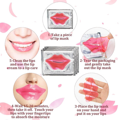 Generic travel-friendly collagen lip mask packaging