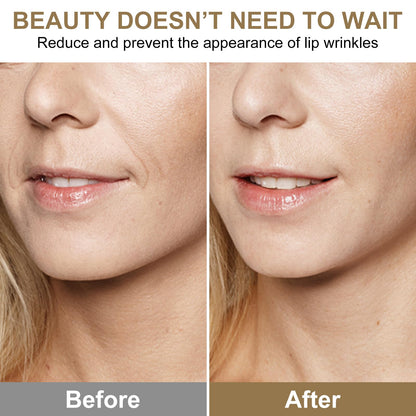 Transparent overnight smoothing pads for mouth lines