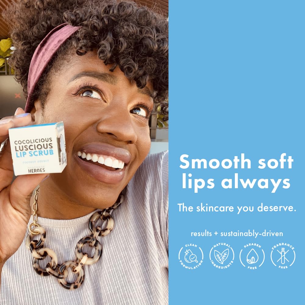 Handmade Heroes natural vegan lip exfoliator ingredients label