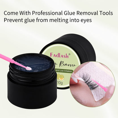 Close up of Hami Melon scented Fadlash eyelash adhesive remover