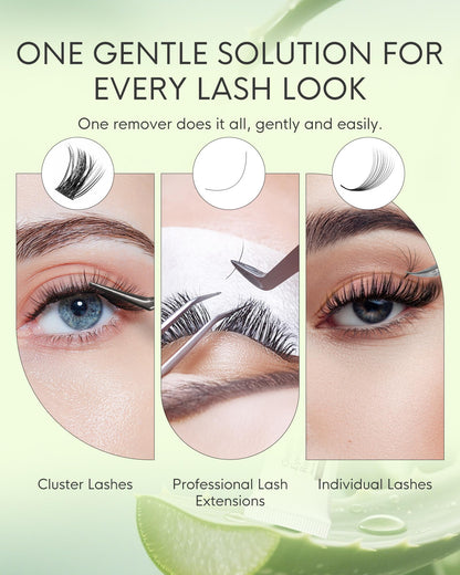 Side profile of Beyelian eyelash extension remover tube