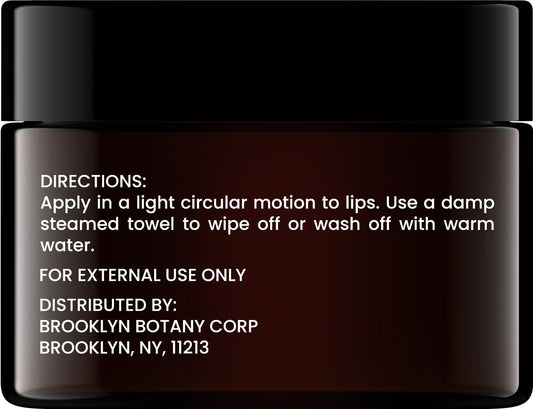 Brooklyn Botany lip scrub packaging details