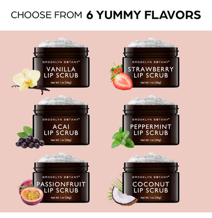 Natural ingredients label of Brooklyn Botany lip scrub