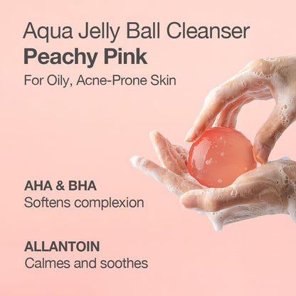 Side profile of Naisture Be Bare Jelly Ball Cleanser