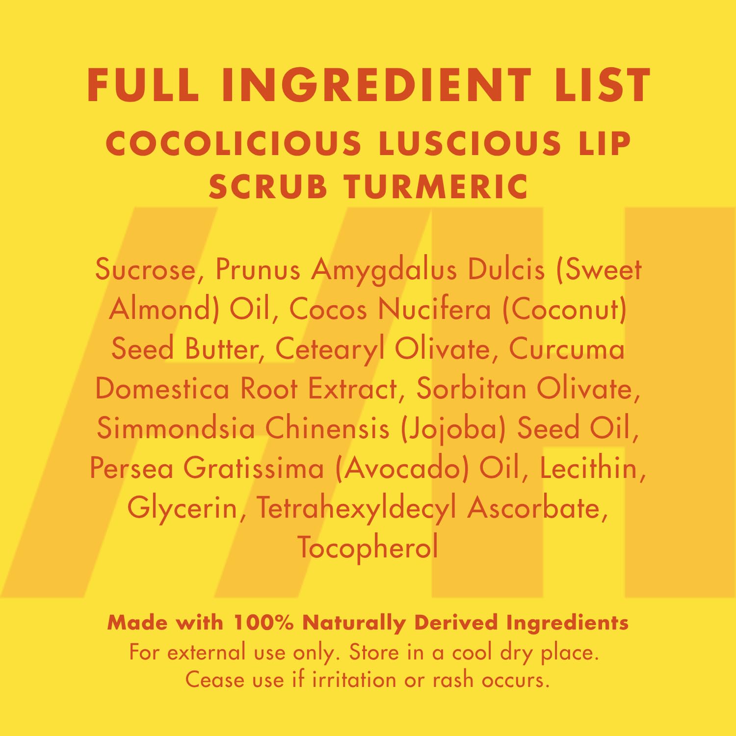 Handmade Heroes turmeric lip scrub 1 ounce jar size reference