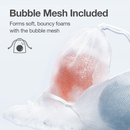 Close up view of Naisture Be Bare Jelly Ball Cleanser ball