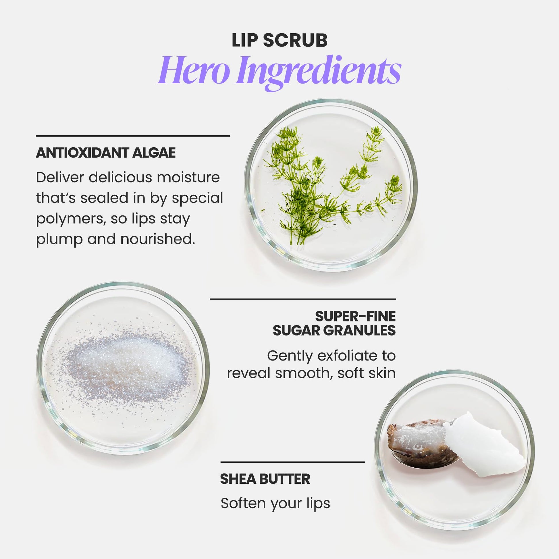 Wonderskin 3-in-1 Lip Scrub texture closeup