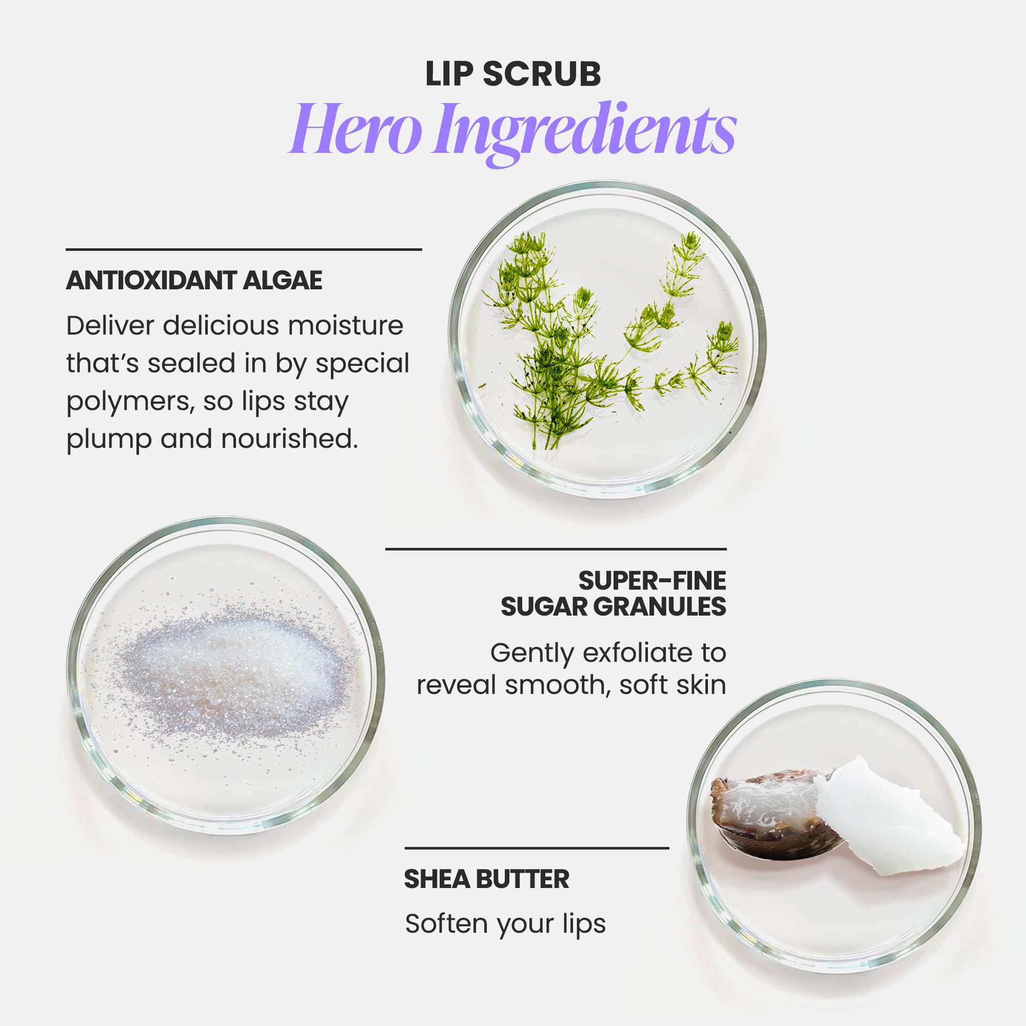 Wonderskin 3-in-1 Lip Scrub texture closeup