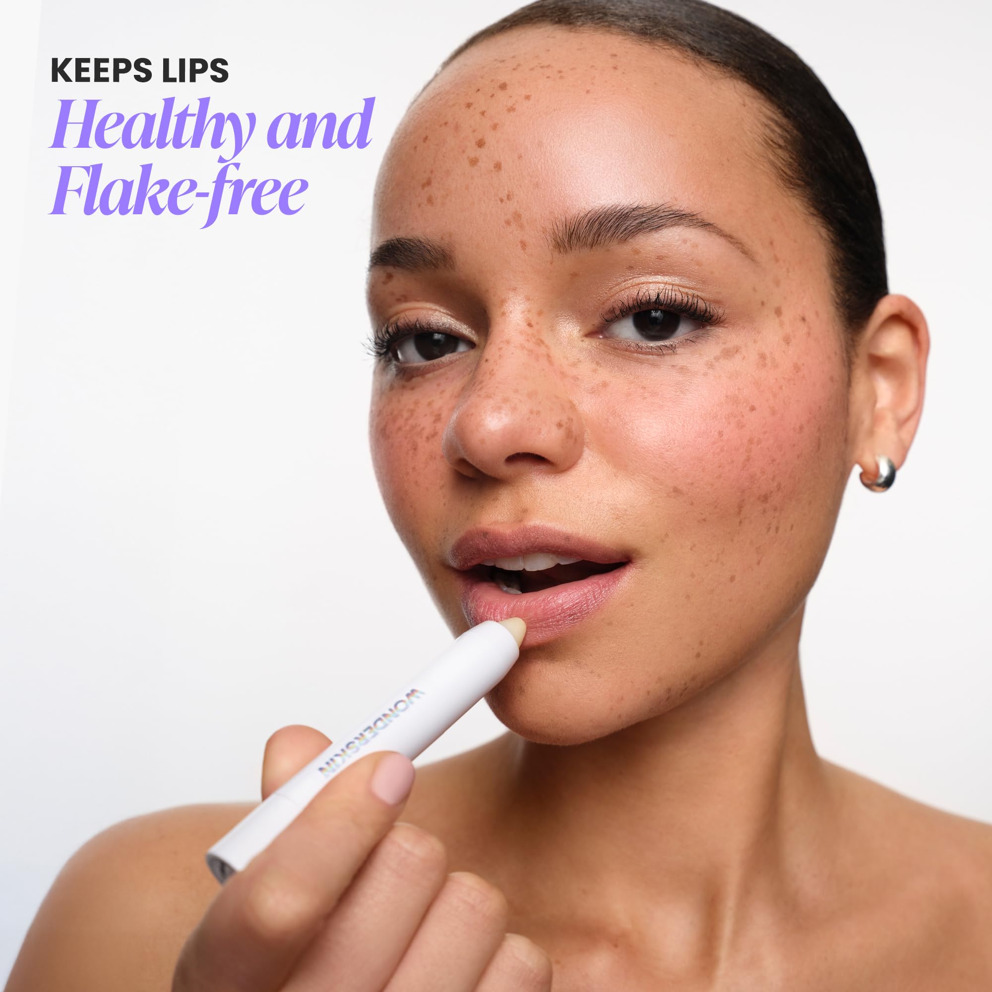 Wonderskin 3-in-1 Lip Scrub branding and label