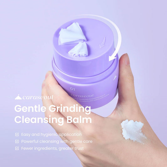 Close up of Caraseoul cleansing balm twist-up grinding mechanism