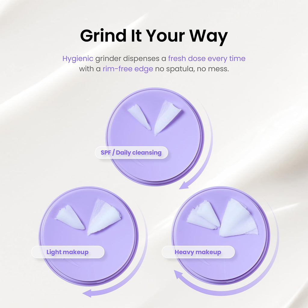 caraseoul Gentle Grinding Cleansing Balm open dispenser view