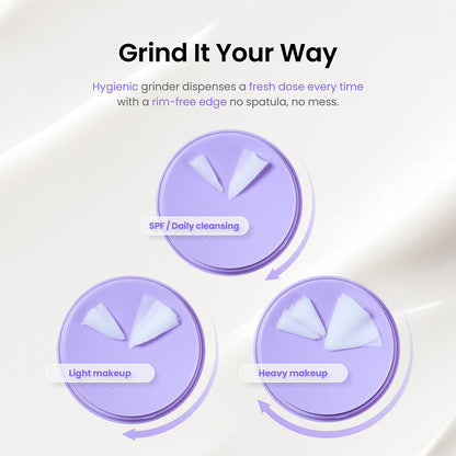 Side profile of Caraseoul Gentle Grinding Cleansing Balm packaging