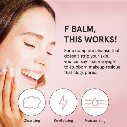 Grace & Stella cleansing balm texture on skin