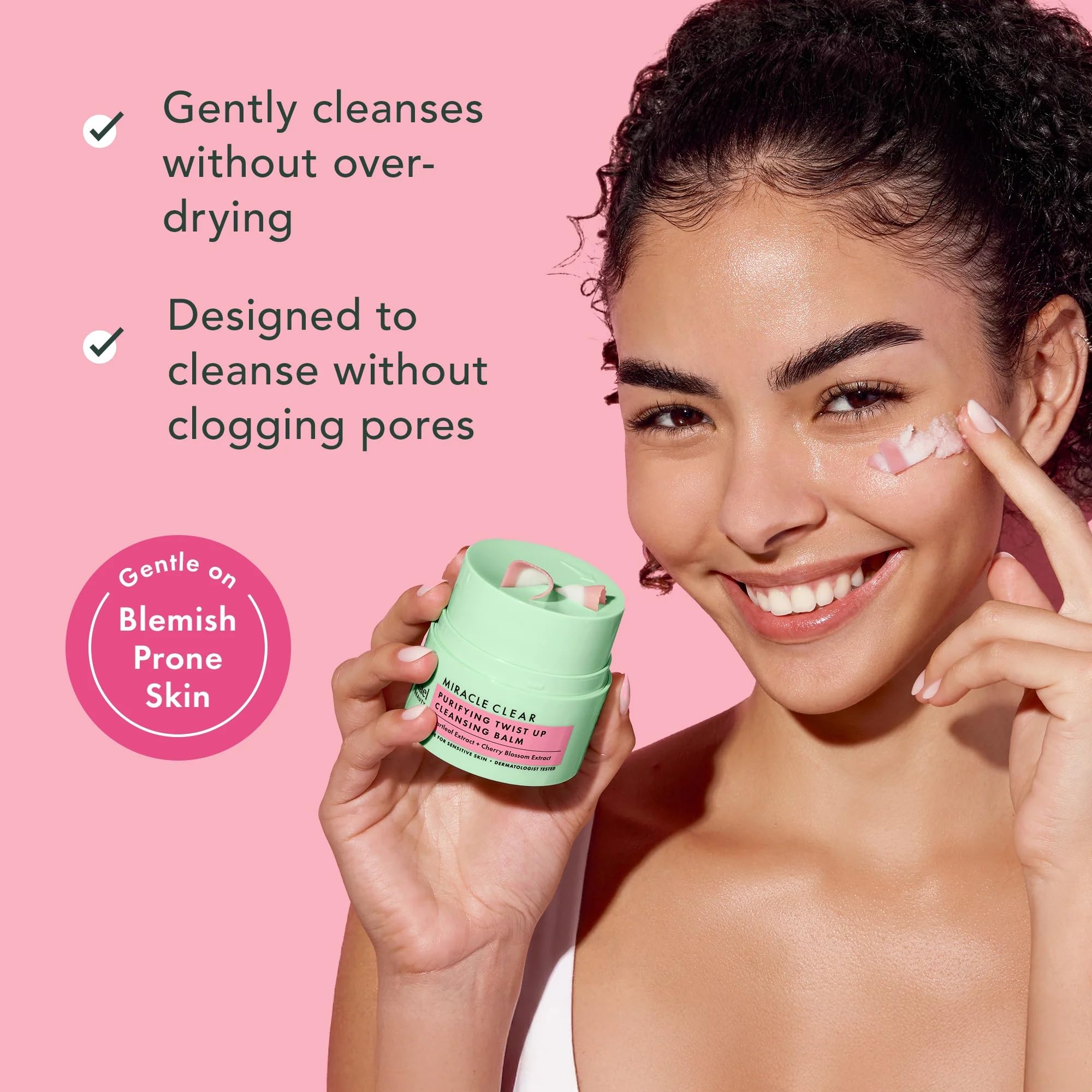 Rael cleansing balm twist up mechanism open view