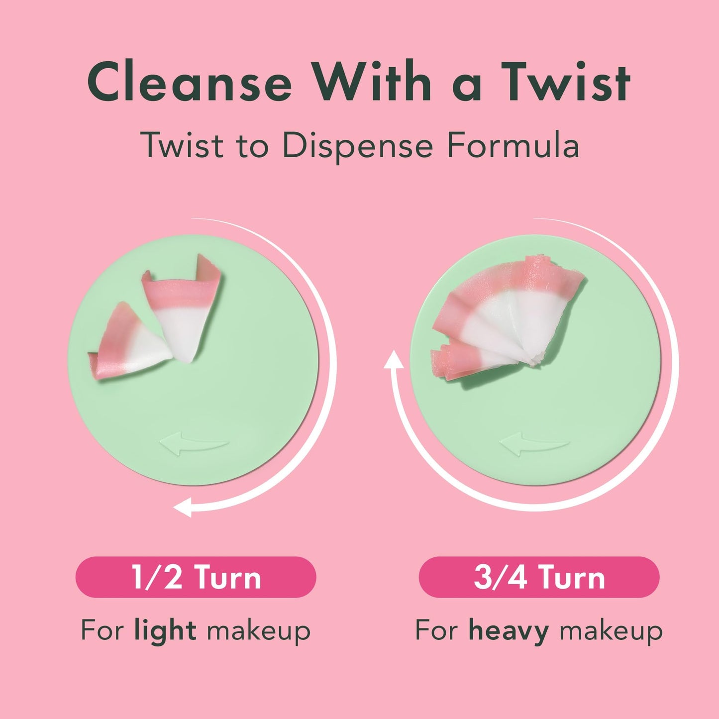 Rael cleanser for makeup removal in hand
