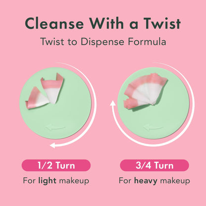 Rael cleanser for makeup removal in hand