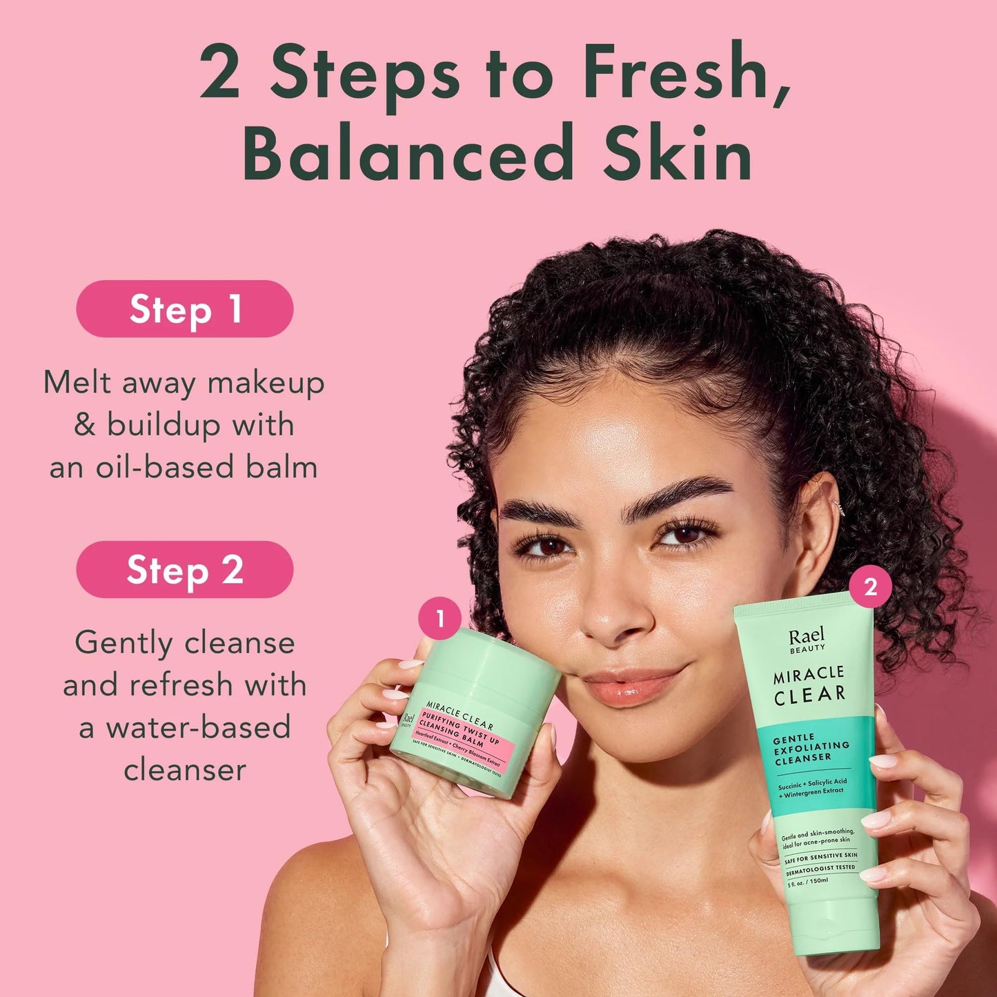 Rael cleansing balm lifestyle product shot