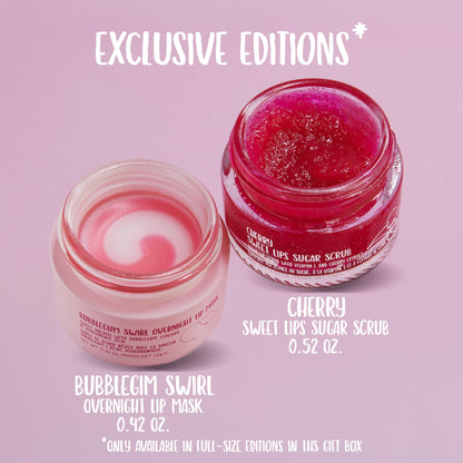Assorted W7 lip masks and scrubs in Sweet Dreams set