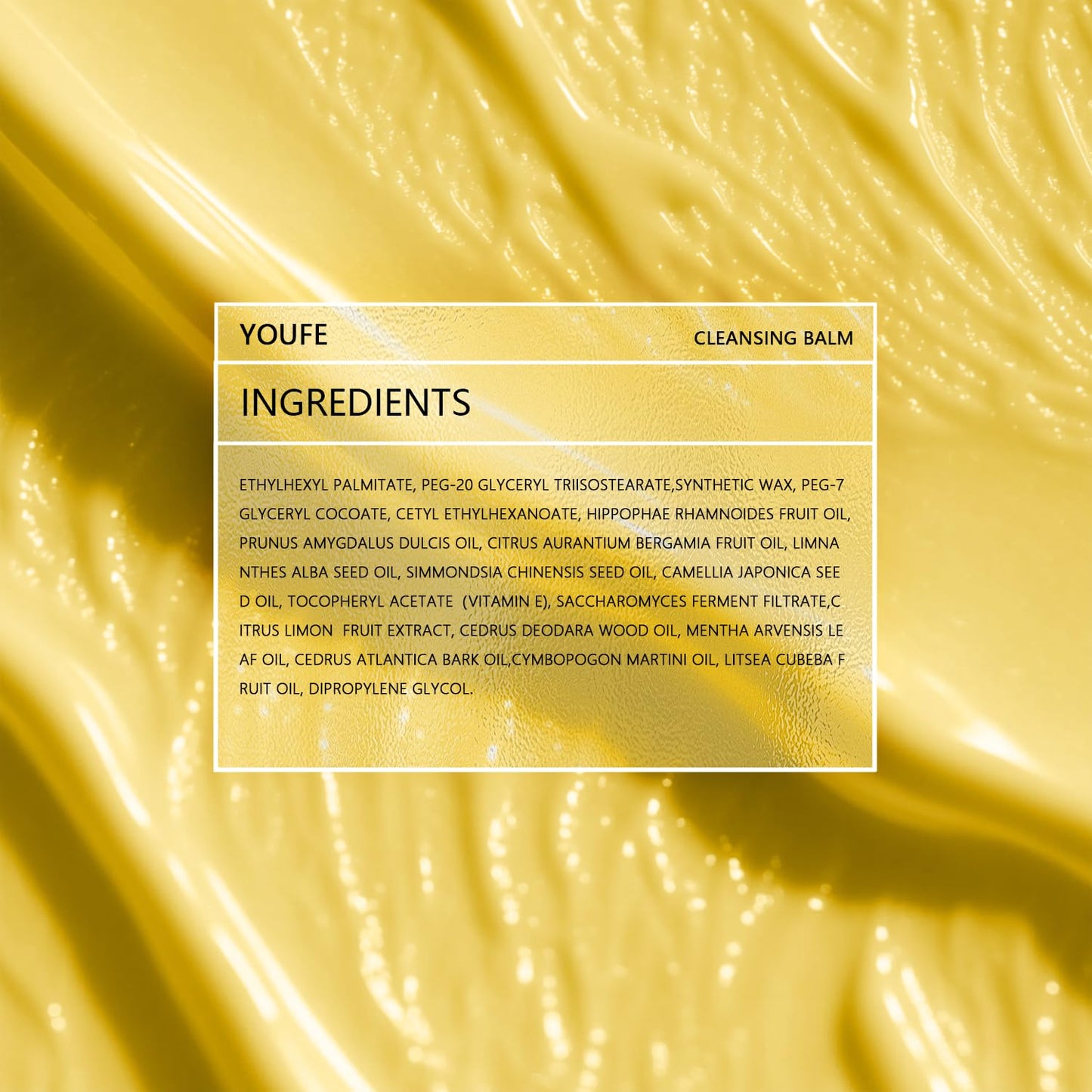 Applying Youfe cleansing balm to dry skin