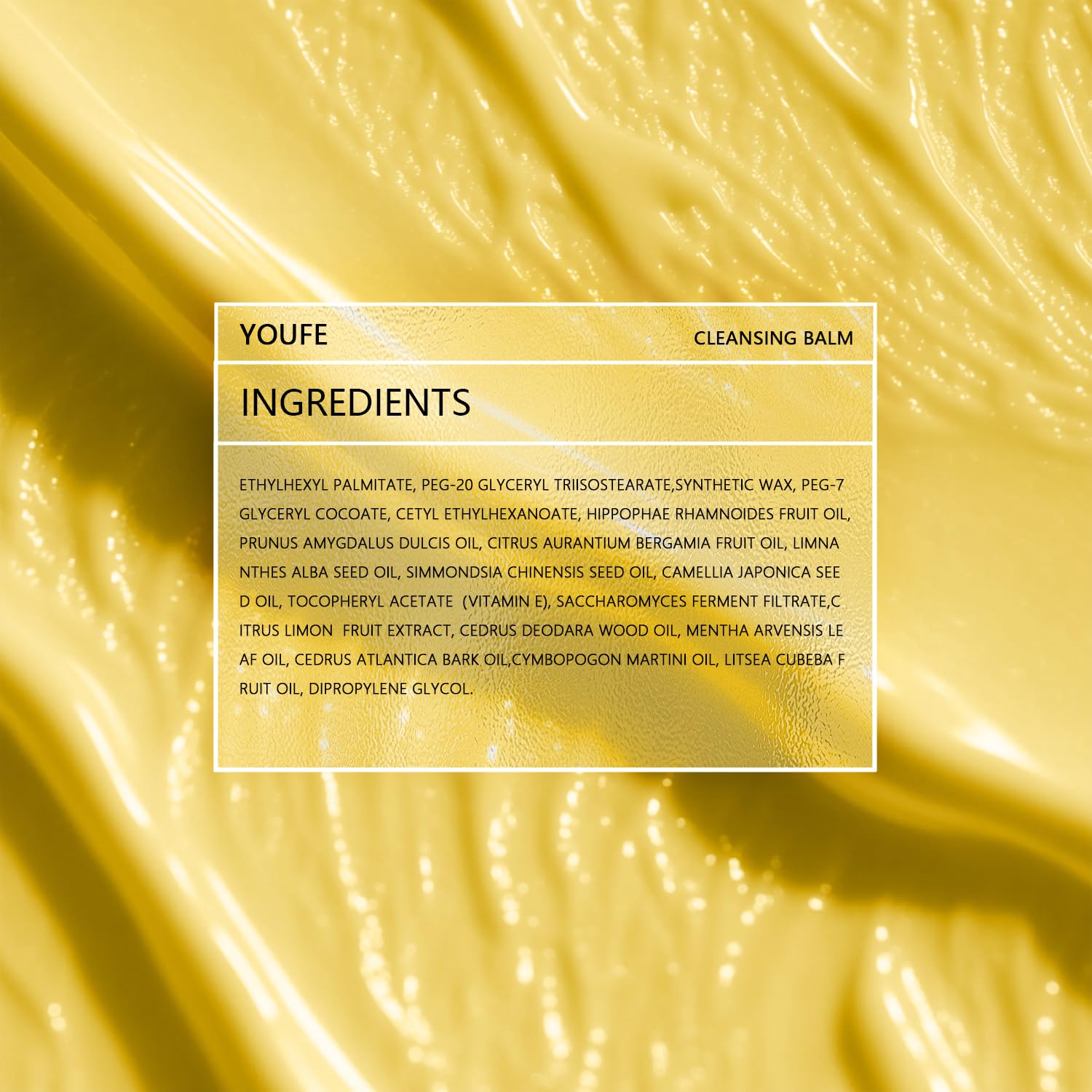 Applying Youfe cleansing balm to dry skin