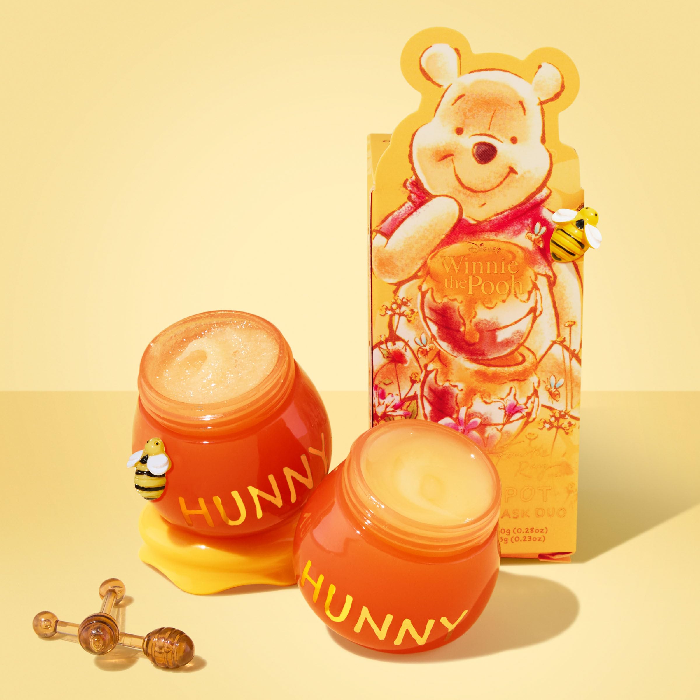ColourPop Hunny Pot lip scrub and mask duo packaging