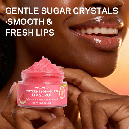 Amoado USA imported lip scrub for chapped lips travel size