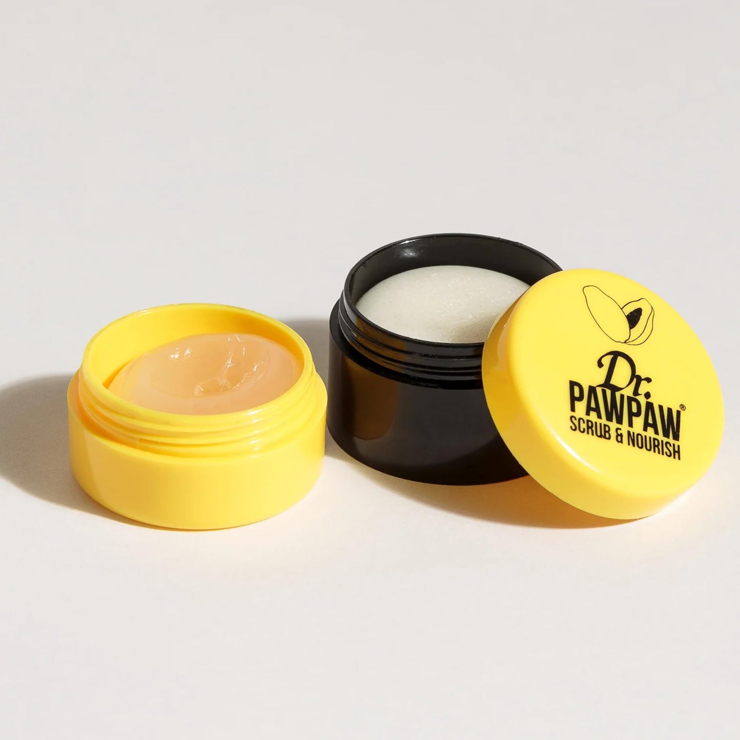 Travel-friendly Dr. PawPaw lip duo pot in hand