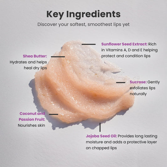 Dermasuri sugar lip scrub jar packaging