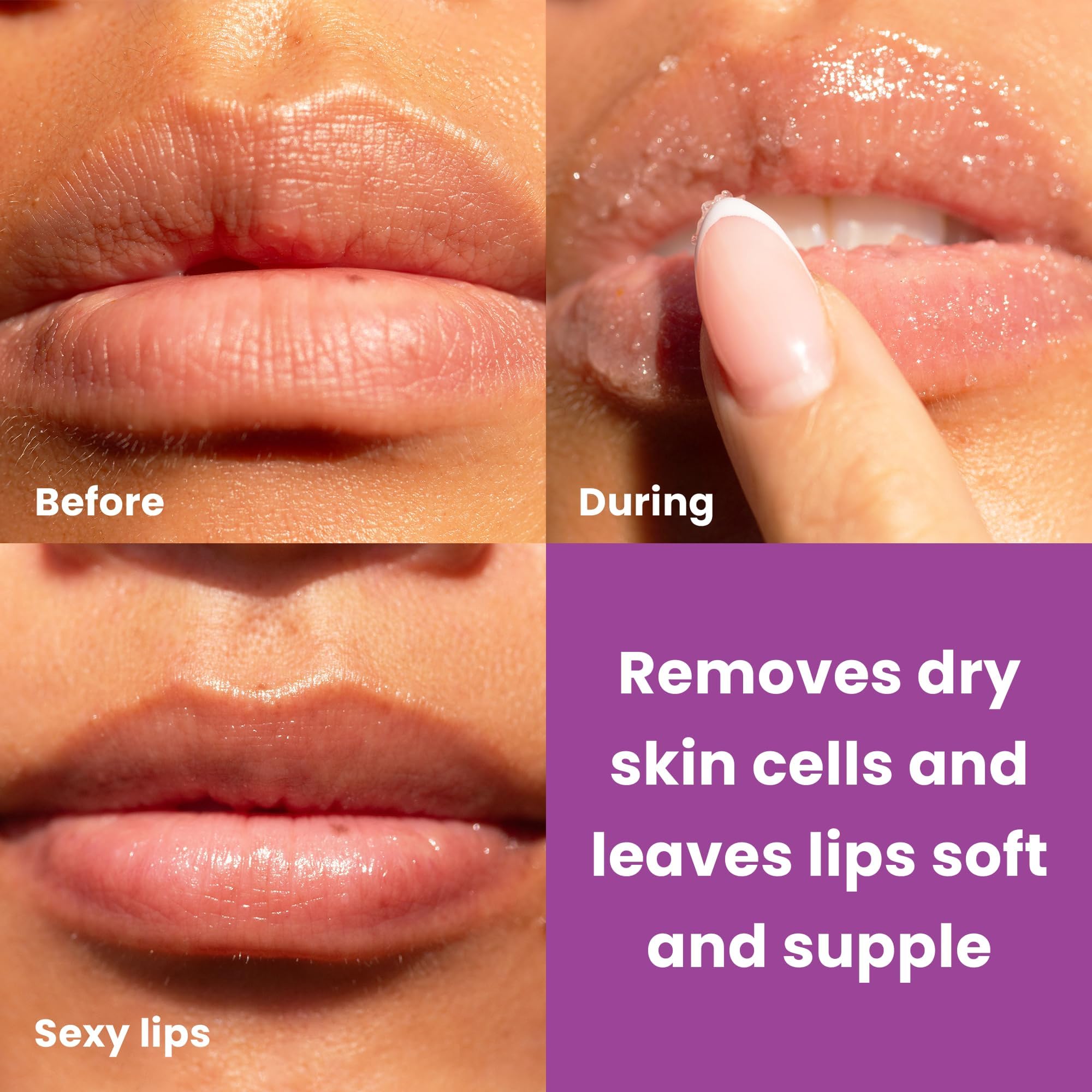 Dermasuri 20 grams lip scrub ingredient label