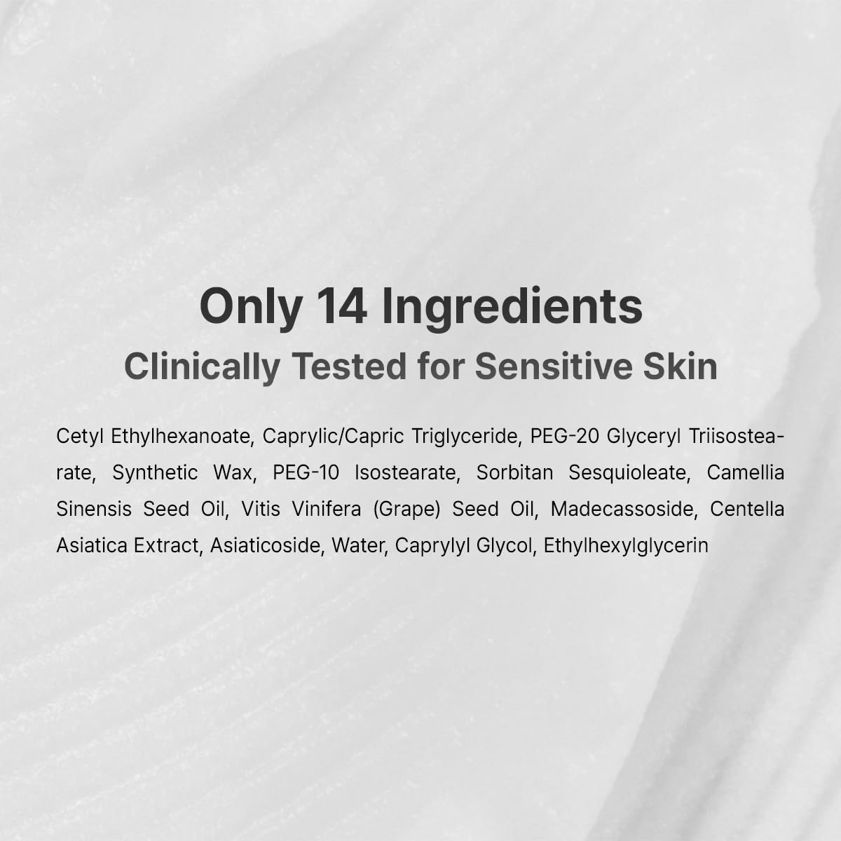 One step waterproof makeup removal balm container detailing