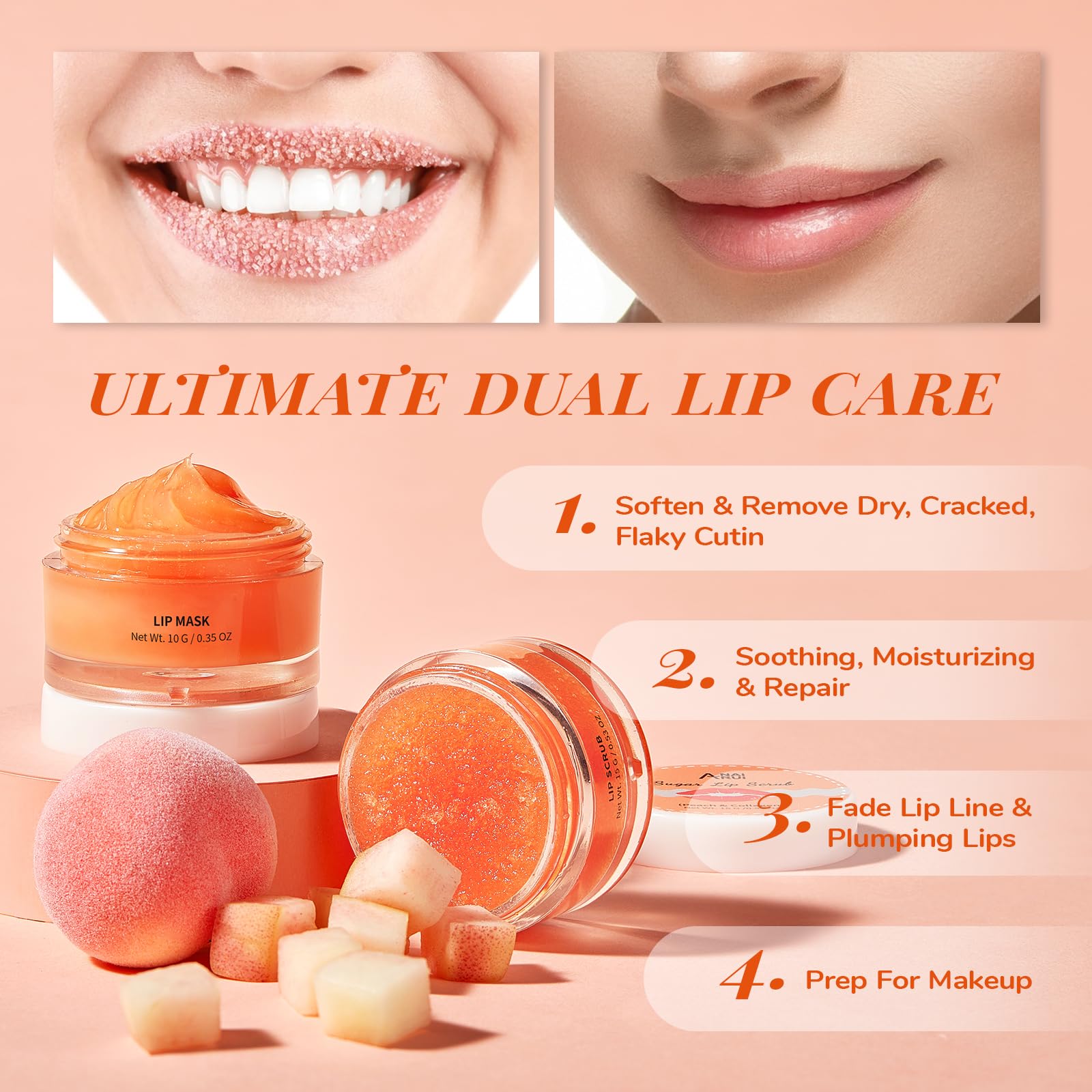 Anai Rui collagen lip sleeping mask open container