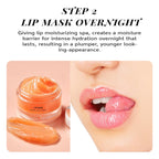 Dual-ended silicone applicator spatula included in the lip set