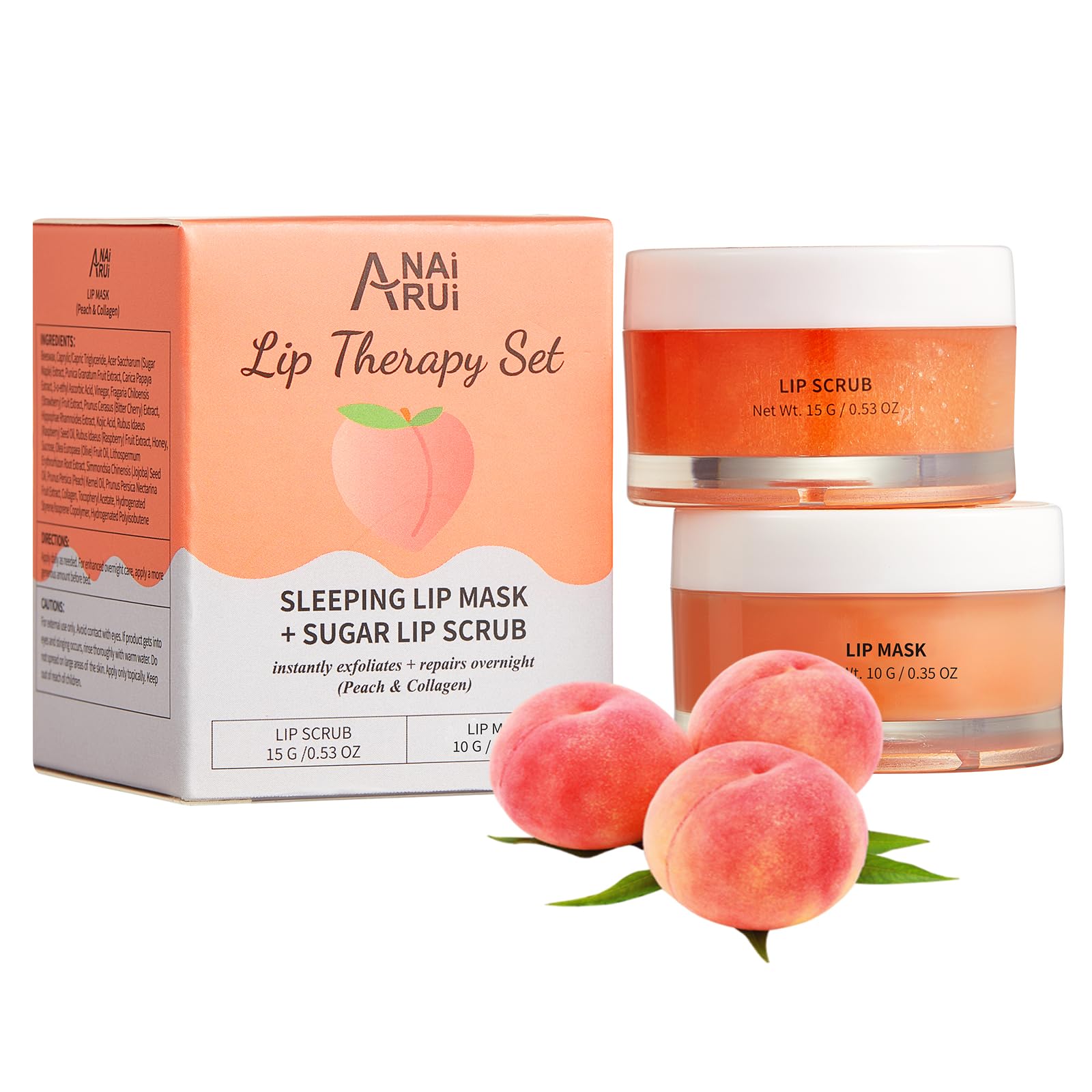Anai Rui lip mask overnight skincare routine packaging