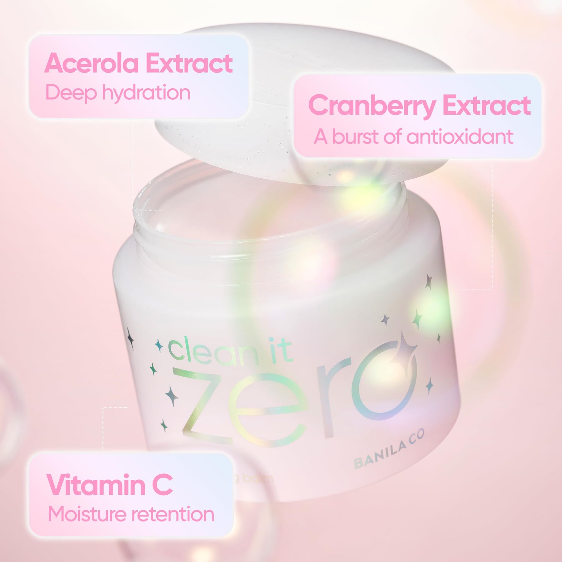 Texture of Banila Co Clean It Zero cleansing balm