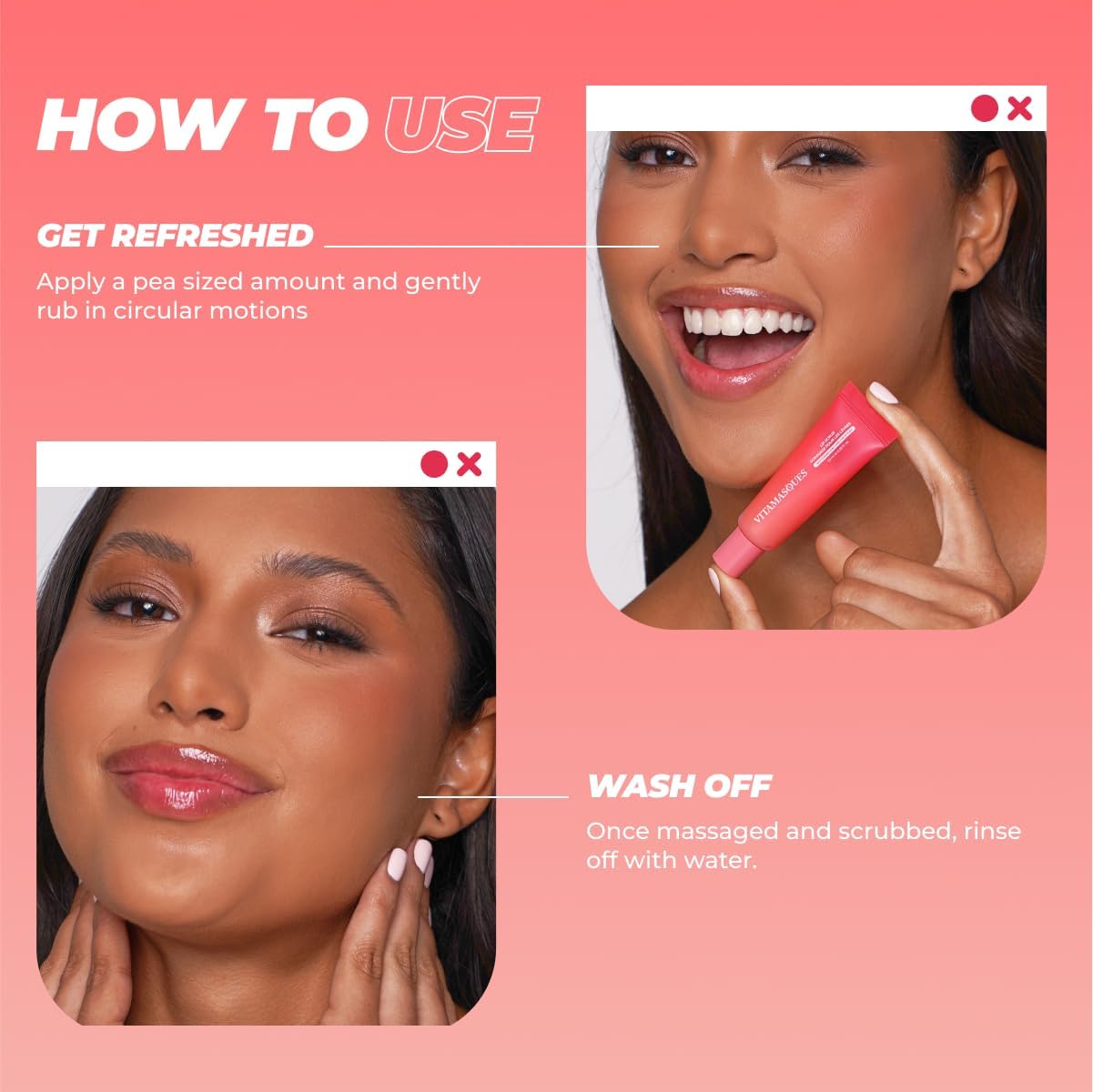 Korean beauty Vitamasques lip care collection