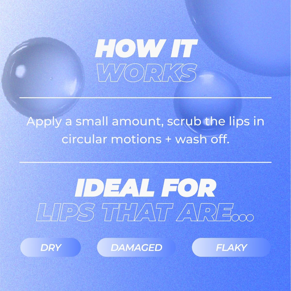 Side view of Vitamasques lip scrub tube