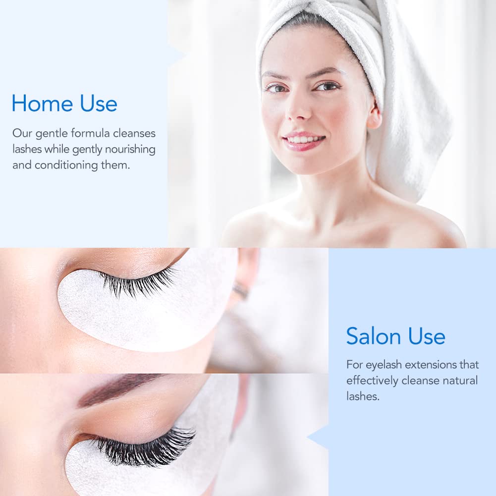 AuReve oil free eyelid cleanser and makeup remover packaging close up view